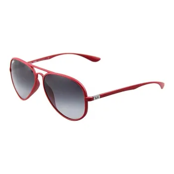 RayBan Plate Frame Aviator Sunglasses Unisex Red
