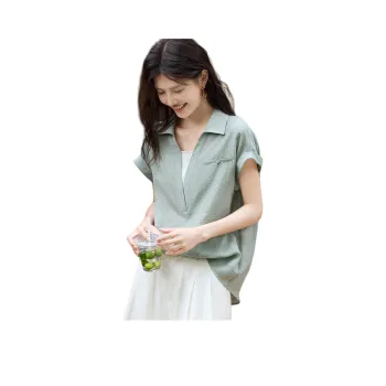 XWI Shirts Women's Gray Blue