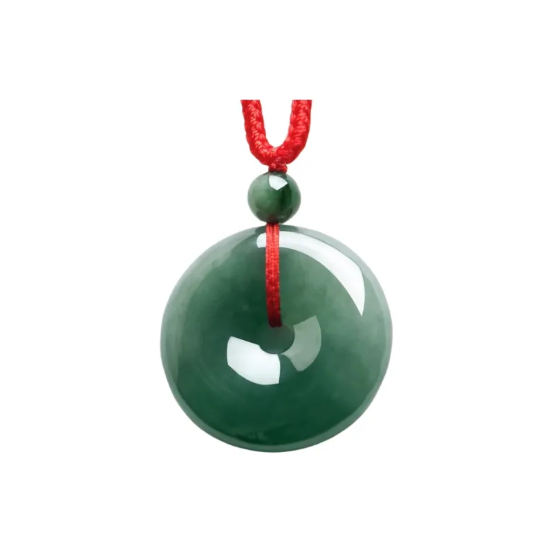 MY WORLD BEGINS AND ENDS WITH YOU Glutinous Jade Necklaces Unisex-4