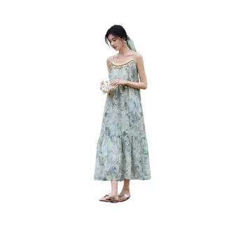 XWI Slip Dresses Women's Sea Salt Gray Blue