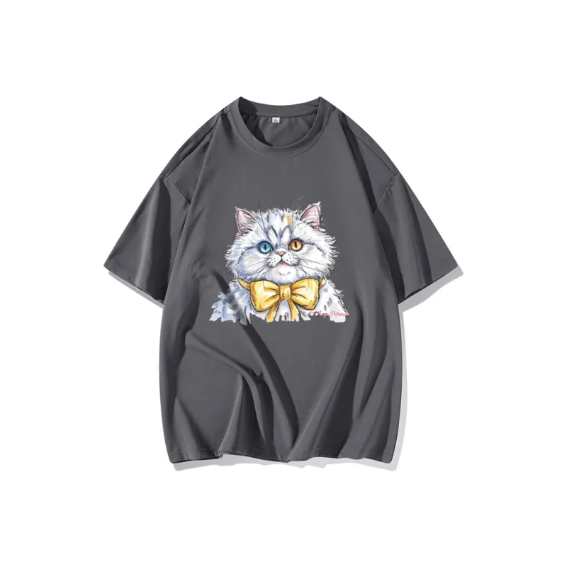 FAIRWHALE Drop Shoulder Sleeve T Shirt Women's-12