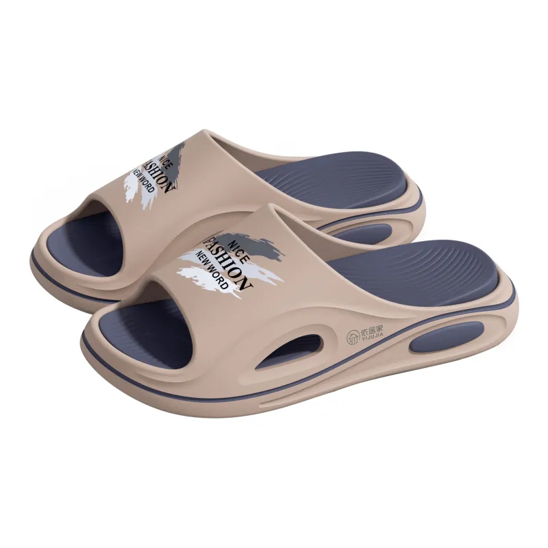 Stay At Home Thickened Bathroom Slip Resistant Waterproof Elastic Comfortable Outerwear Slippers-6