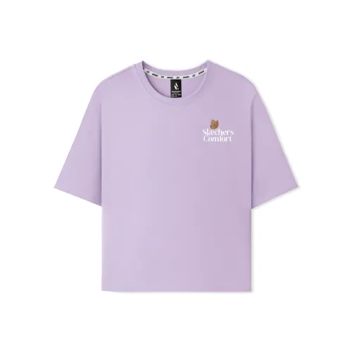Skechers T Shirt Women's Lavender