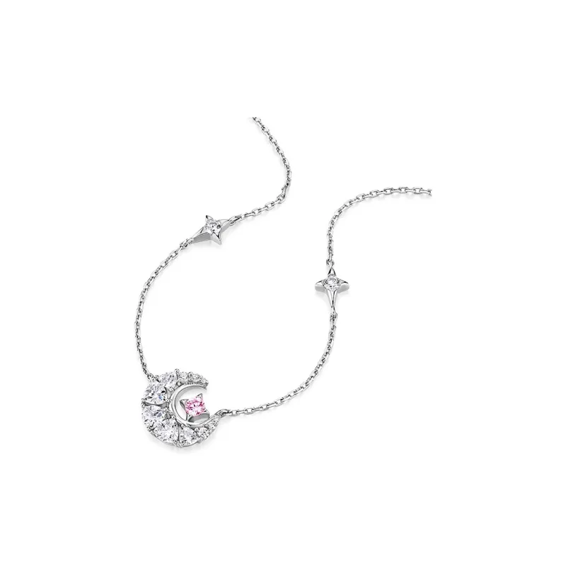 Wylyp 925 Sterling Silver Necklaces Women's Silver white Gift Box-3