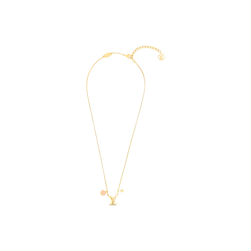 LOUIS VUITTON Metal Necklaces Women's Gold-1