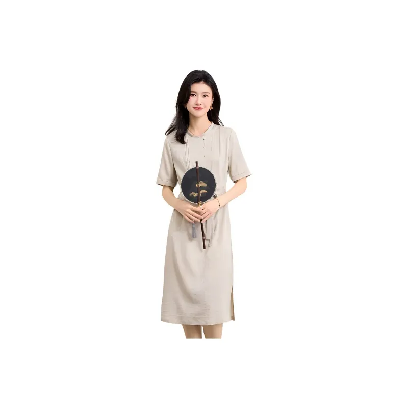 JINJU Short Sleeved Dress Women's-2