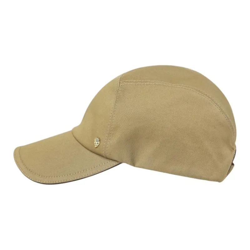 HELEN KAMINSKI Cow Leather, 100% Cotton, Nylon, Elastane Baseball Caps Unisex Beige-1