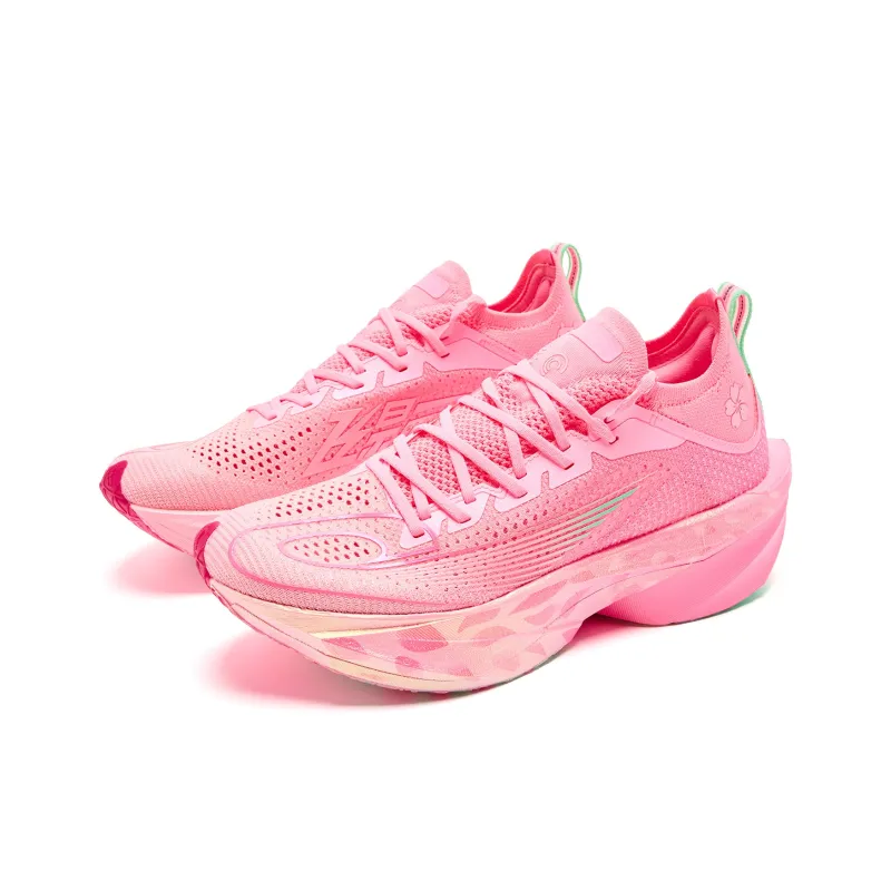QIAODAN Feiying Plaid 2.0 Running Shoes Men Low Top Shimmering Pink/Soft Pink-2