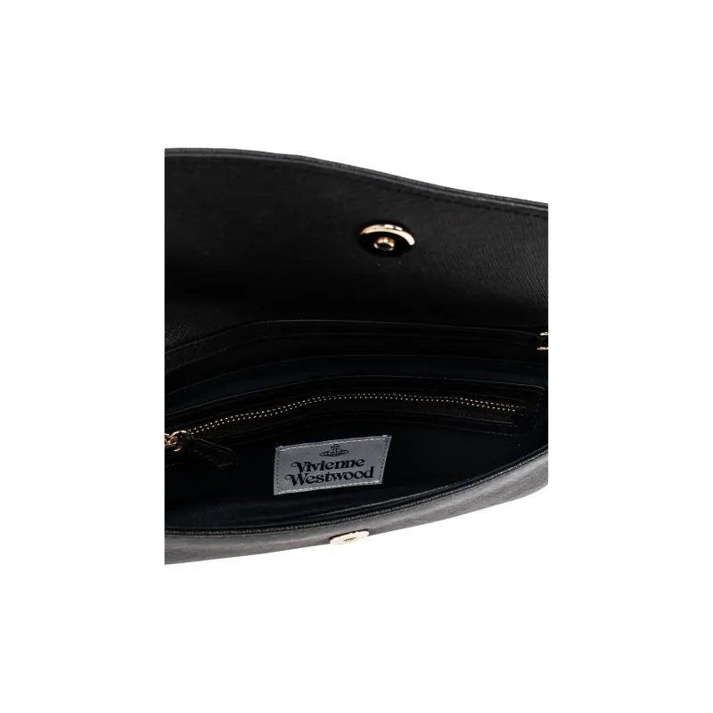 Vivienne Westwood Logo Plaque Clutch Bag-4