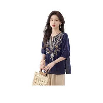 Cypress House Shirts Women's Navy Blue