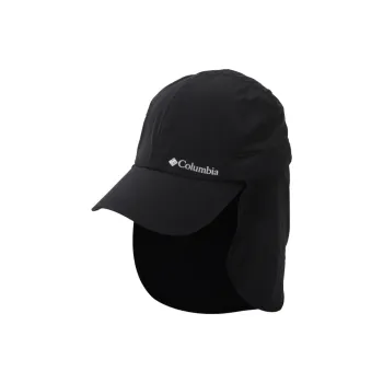 Columbia Polyester, Elastane Baseball Caps Men's Black