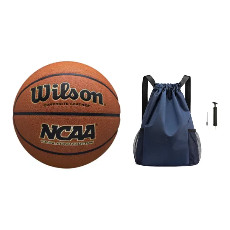 Wilson NCAA Collection WTB1233IB07CN PU Basketball Brown Size 7 Training Match Unisex-17