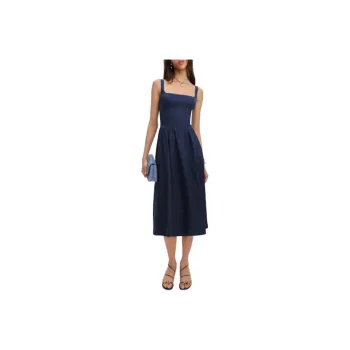 REFORMATION Janu Linen Dress Sleeveless Dress Women's