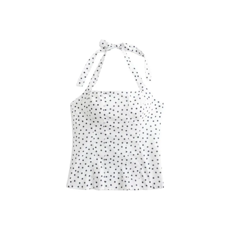 Hollister Camisole Women's White Dot-0