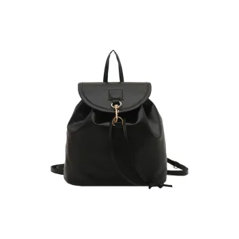 Dusen Kangaroo PU Backpack Women's Multicolor