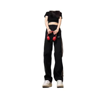 DARK HORSE Design Quick Dry Ankle Length Pants Loose Fit Straight Fit Casual Pants Unisex