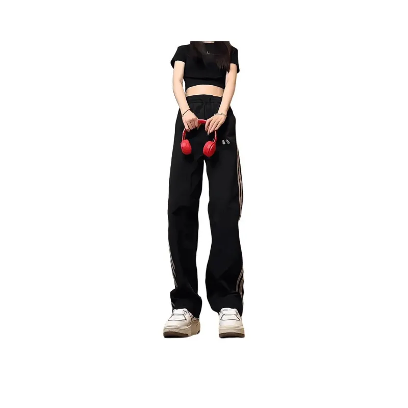 DARK HORSE Design Sens Speed Dry Long Pants, Relaxed Straight Fit Casual Pants Unisex-0
