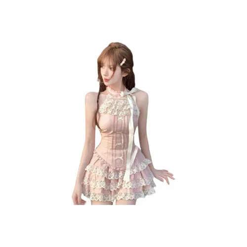 XIANSINIAO Two Piece Skirt Sets Women's Top+Skirt