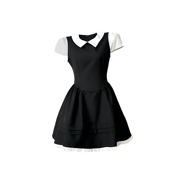 DOSOHEB Short Sleeved Dress Women's-0