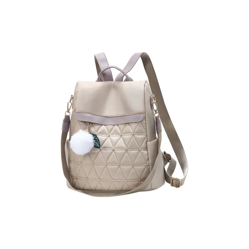 H YXIANG Canvas Backpack Regular Unisex Multicolor-3