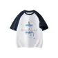 White & Navy Blue