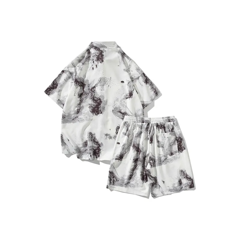 Fakeyoung Shirt Matching Set Unisex-1