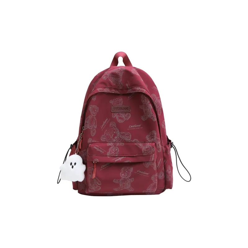 Yalu Nylon Backpack Unisex Multicolor-9