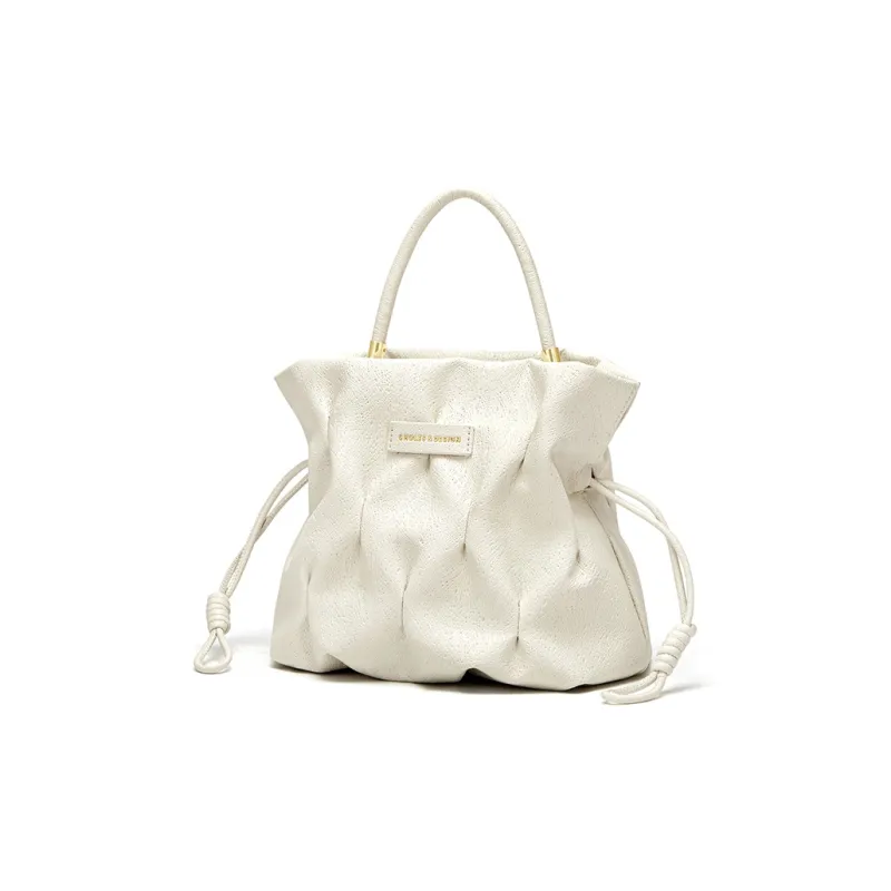 CNOLES Synthetic Leather Shoulder Bag, Crossbody Bag, Handbag Regular Women's Ecru Nest-1
