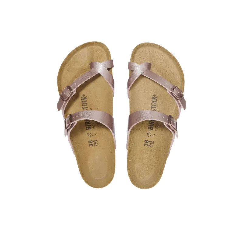 Birkenstock Mayari EVA Abrasion Resistant Flip Flops Women's Copper Regular Loose Fit-3