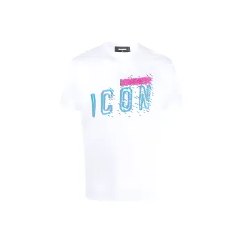 DSQUARED 2 Icon print Cotton T shirt