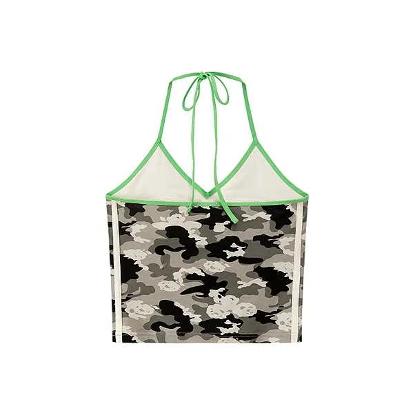 CHUU Tank Tops Women's Green Camouflage-1