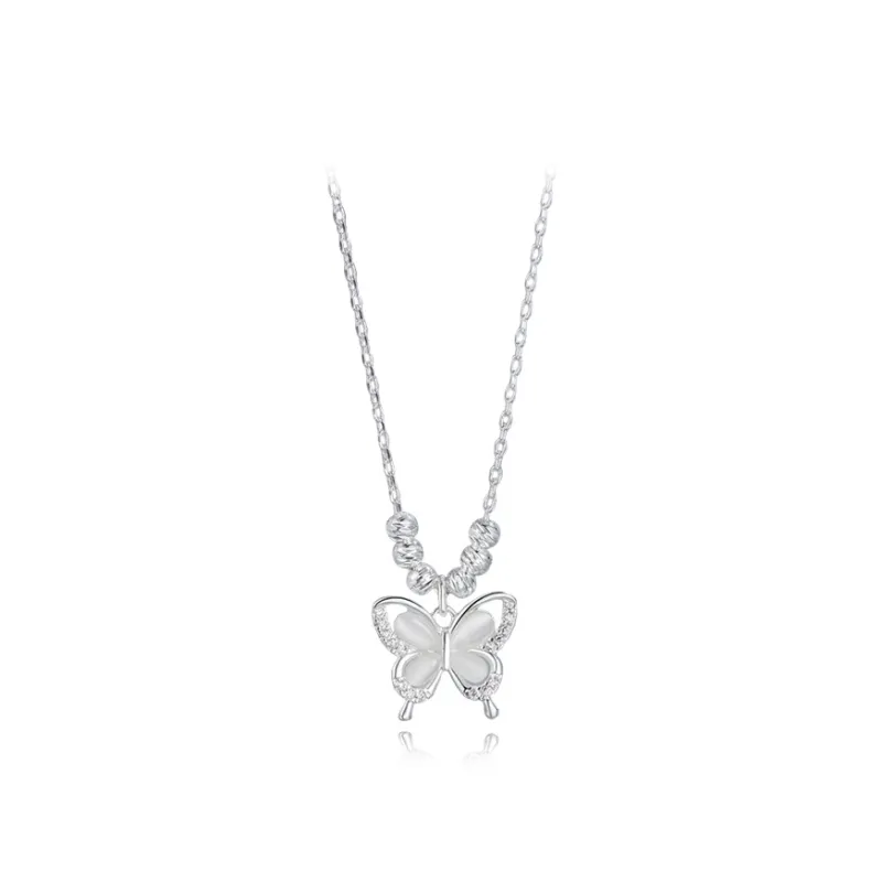 LuluCanaan Glass Cat Eye Necklaces Women's-0