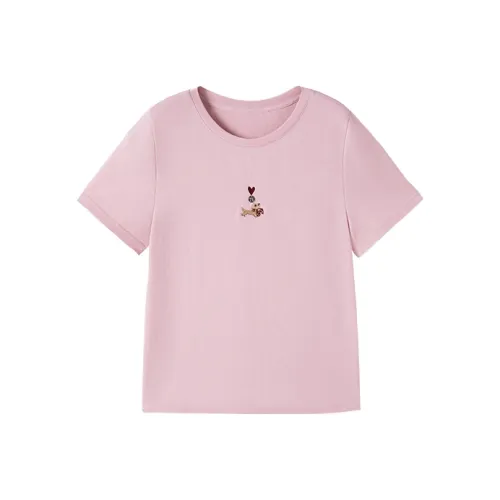XIANGYING T Shirts Women's Pink
