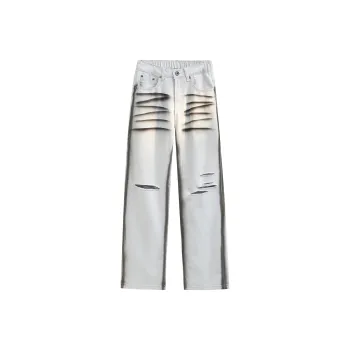 Ice flying Jeans Unisex White
