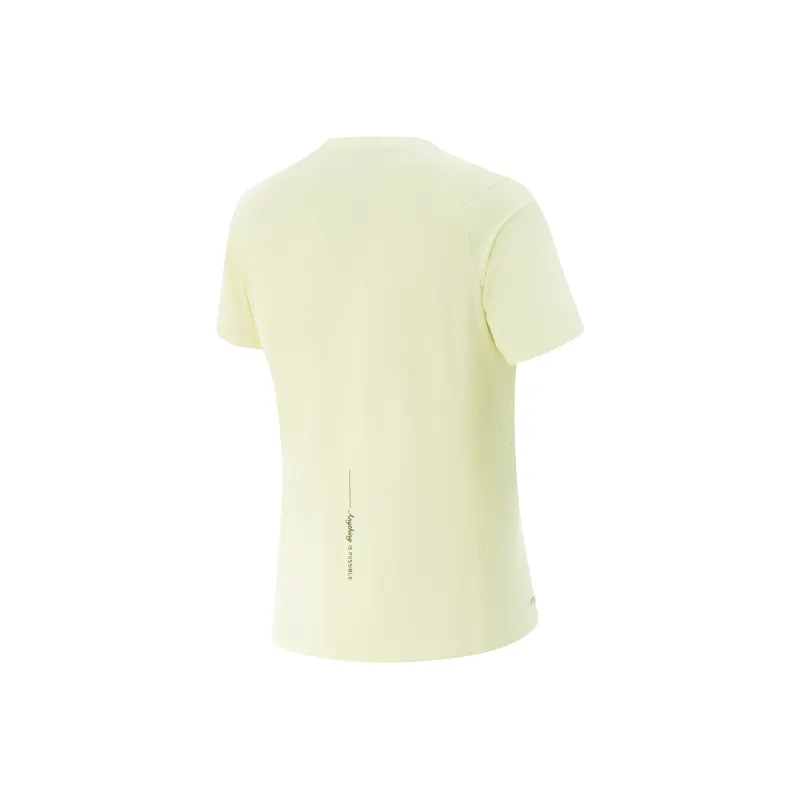 LiNing Fitness Series T Shirt Women's Ether Yellow-1