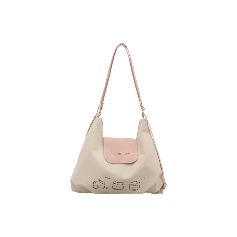 Land Gulls PU Shoulder Bag Women's White/Silver-0