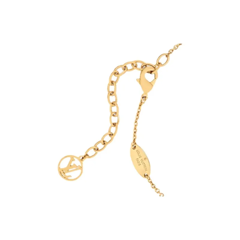 LOUIS VUITTON Metal Necklaces Women's Gold-2