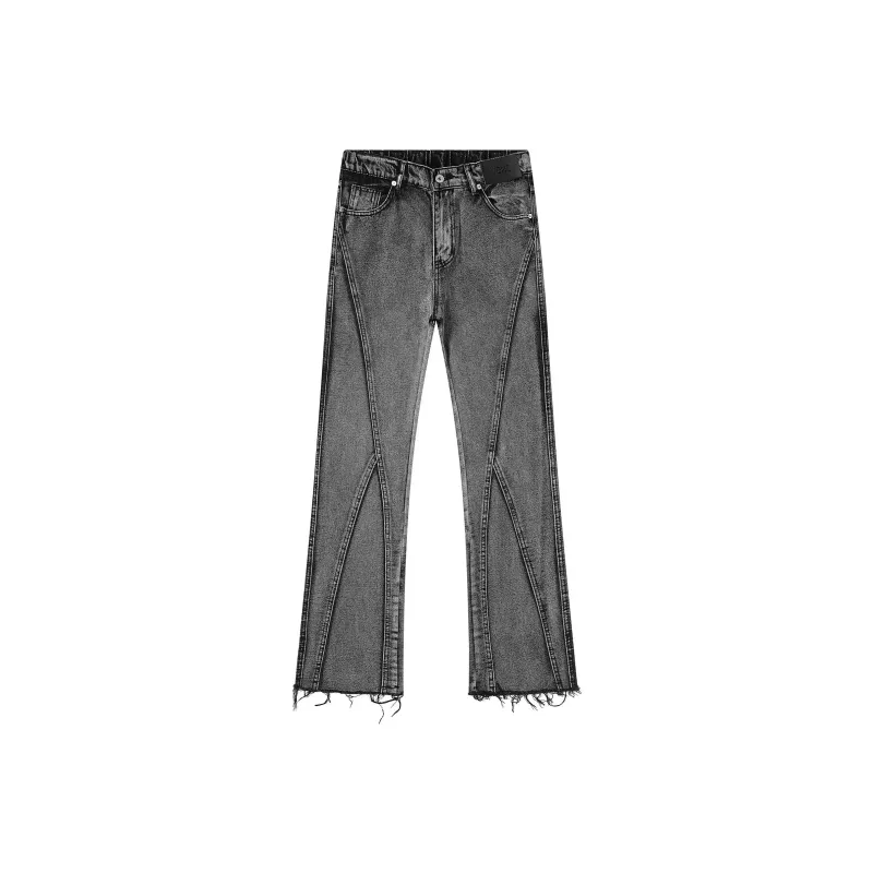 PVPVPV Jeans Unisex Black Gray Color-0