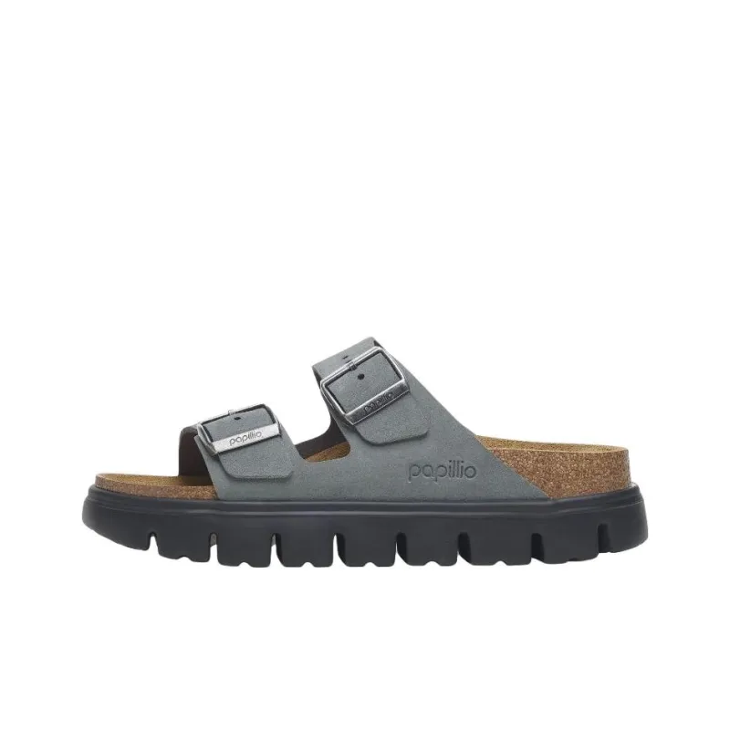 Birkenstock Arizona Chunky EVA Abrasion Resistant Slide Slippers Women's Gray-0