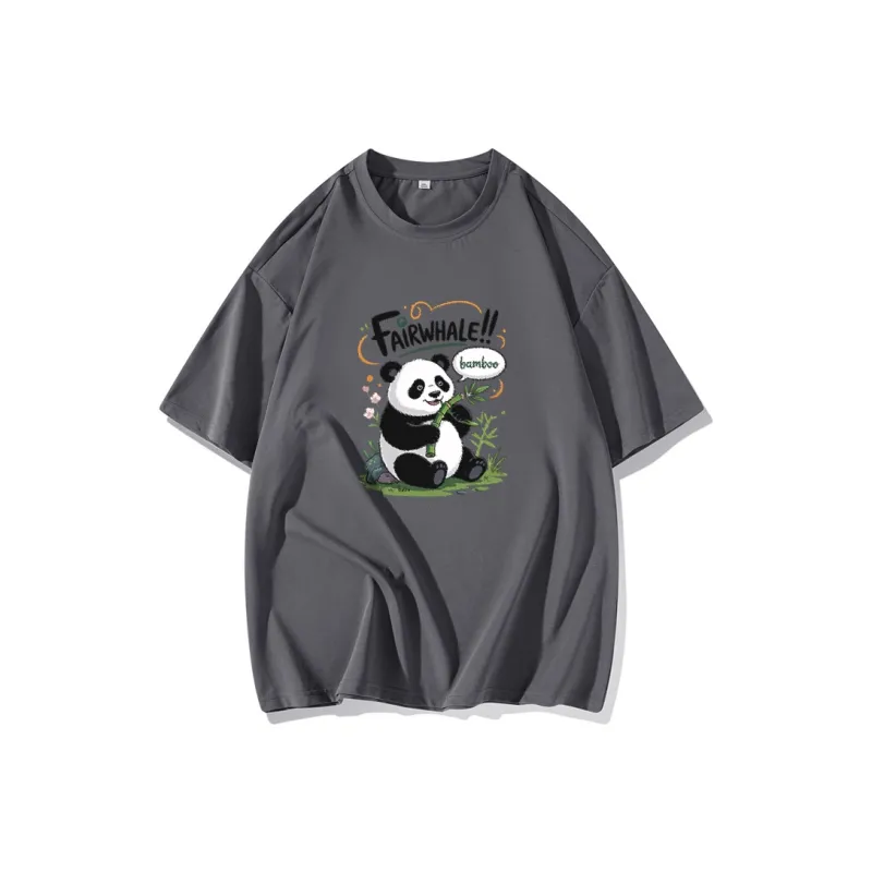 FAIRWHALE Drop Shoulder Sleeve T Shirt Women's-12
