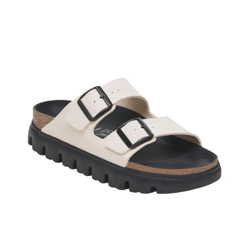 Birkenstock Arizona Chunky EVA Abrasion Resistant Slide Slippers Women's Beige Black-1