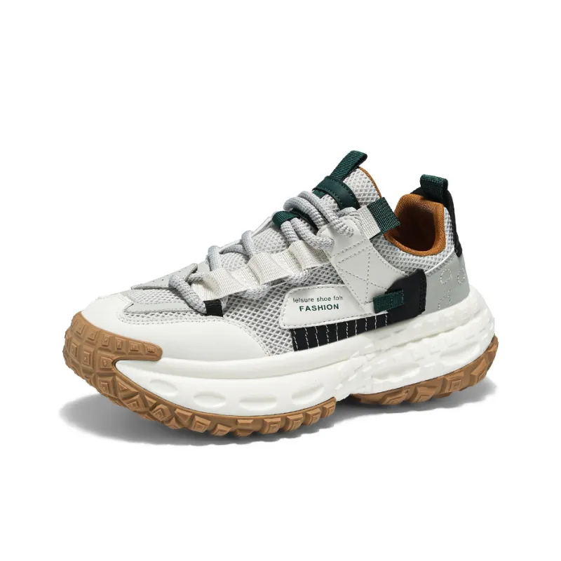 AD Slip Resistant, Abrasion Resistant, Breathable Low Top Chunky Sneakers Men's-7