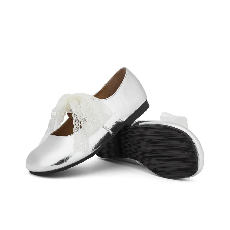 Hotwind Cream Lace Series Mary Jane Women's Casual Shoes Flat Women's-9