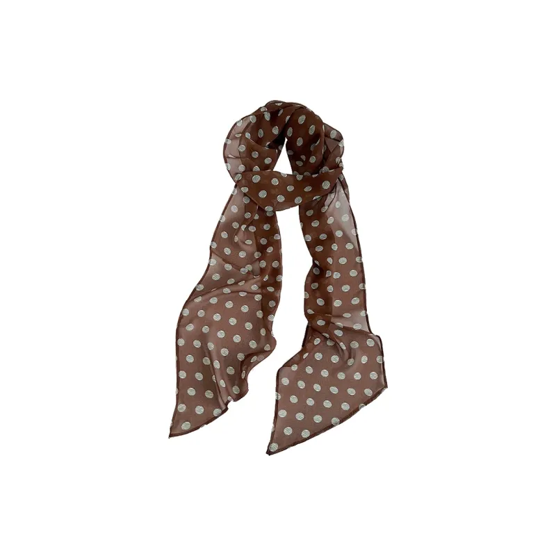MUSTKOO Polyester Silk Scarves Women's-0