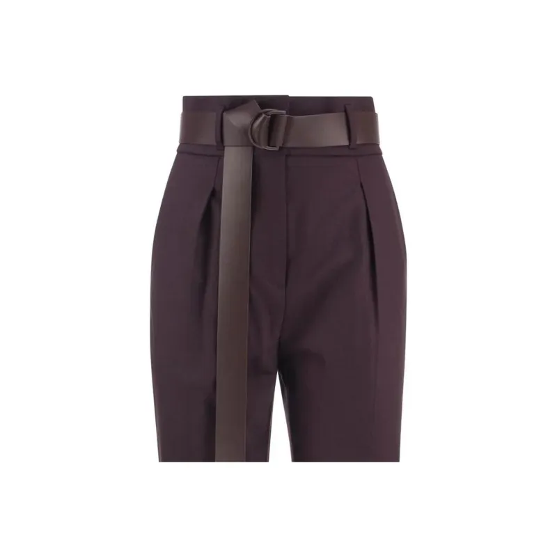 MaxMara Studio Belted Pleated Pants-3
