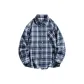6302 Navy Blue Plaid
