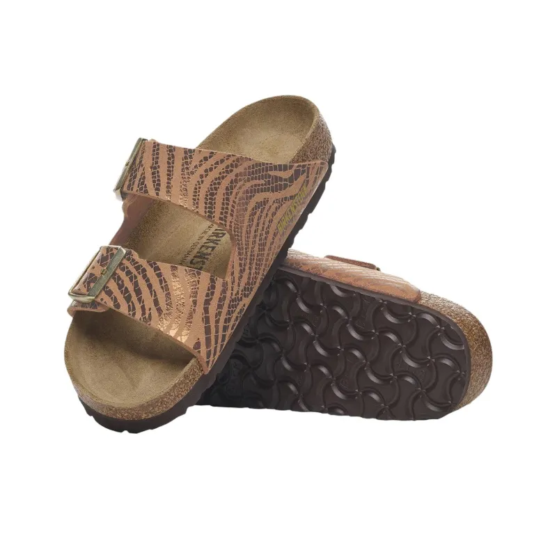 Birkenstock Arizona EVA Abrasion Resistant Slide Slippers Women's Brown Narrow-4