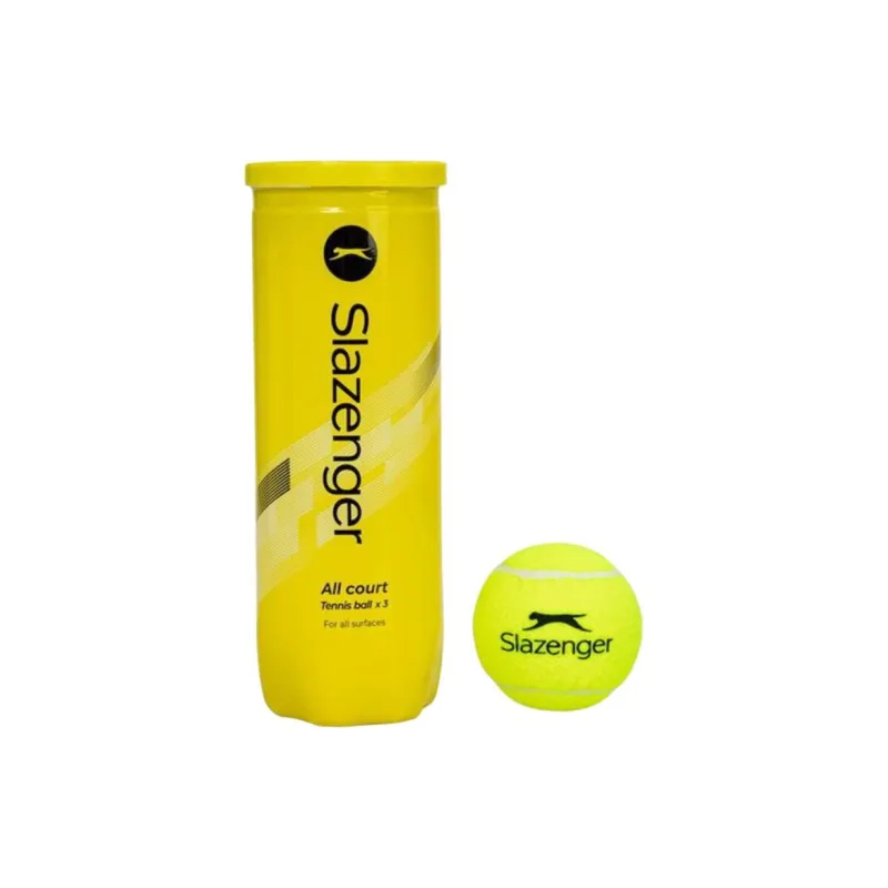 Slazenger Club Tennis Balls Match Ball Instructional Practice Yellow Green-1