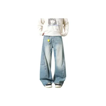 FOREVER 21 Jeans Unisex Washed Blue