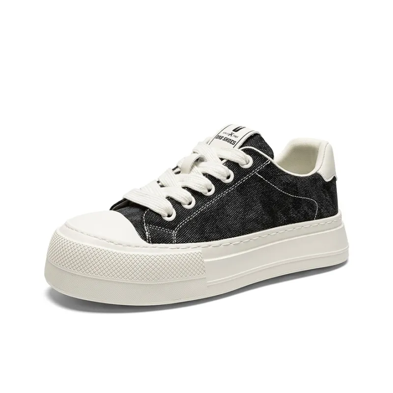 AD Breathable Height Increasing Abrasion Resistant Low Top Skateboard Shoes Men's-1